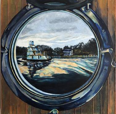 Original Boat Paintings by Denise Mumm