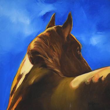 Print of Horse Paintings by Biljana Jones