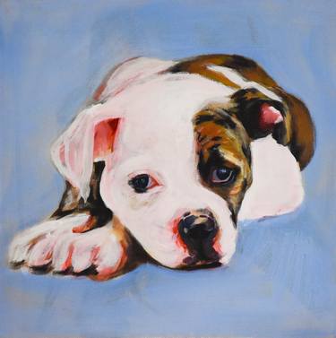 Print of Expressionism Dogs Paintings by Biljana Jones