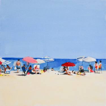 Print of Figurative Beach Paintings by Biljana Jones