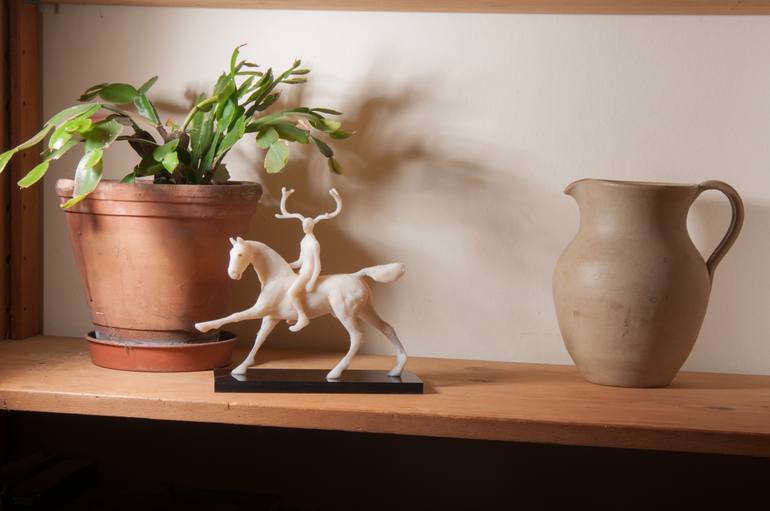 Original Expressionism Horse Sculpture by Holly Bennett