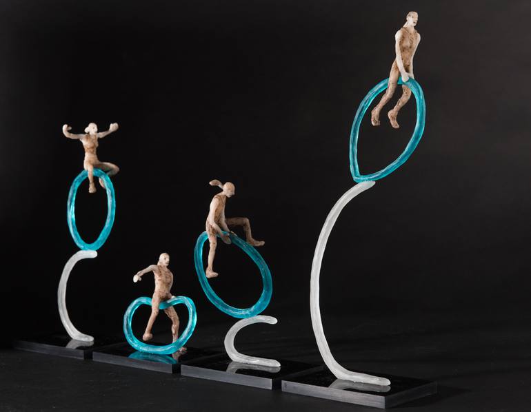 Original Figurative Humor Sculpture by Holly Bennett
