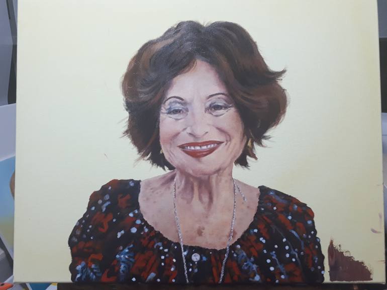 Original Portrait Painting by Lily Shmain