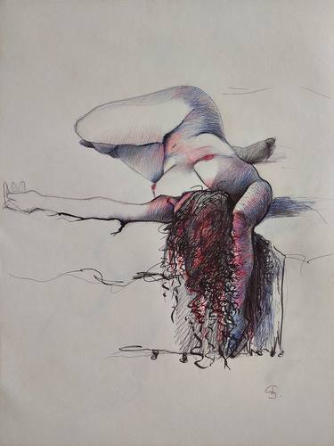Print of Erotic Drawings by Lily Shmain
