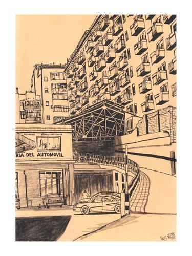 Print of Places Drawings by Takayuki Maejima