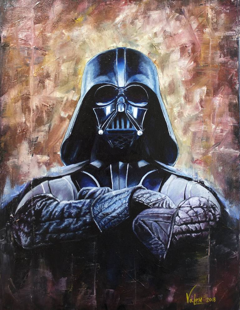 Classic Science Fiction Movie Star Wars Painting By Numbers Wall Art  Darkside Darth Vader Oil Painting