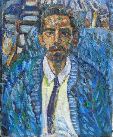 Original Abstract Expressionism Abstract Painting by Hai Nguyen