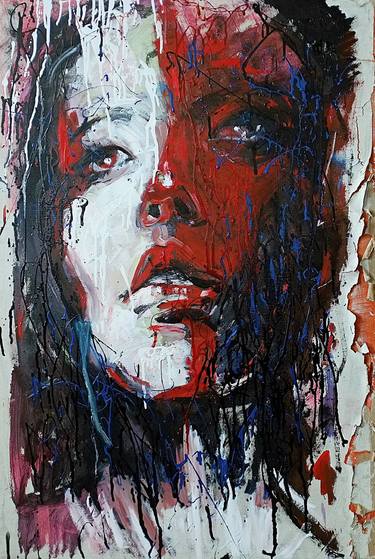 Original Expressionism Portrait Paintings by Hai Nguyen