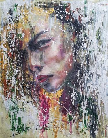 Original Abstract Portrait Paintings by Hai Nguyen