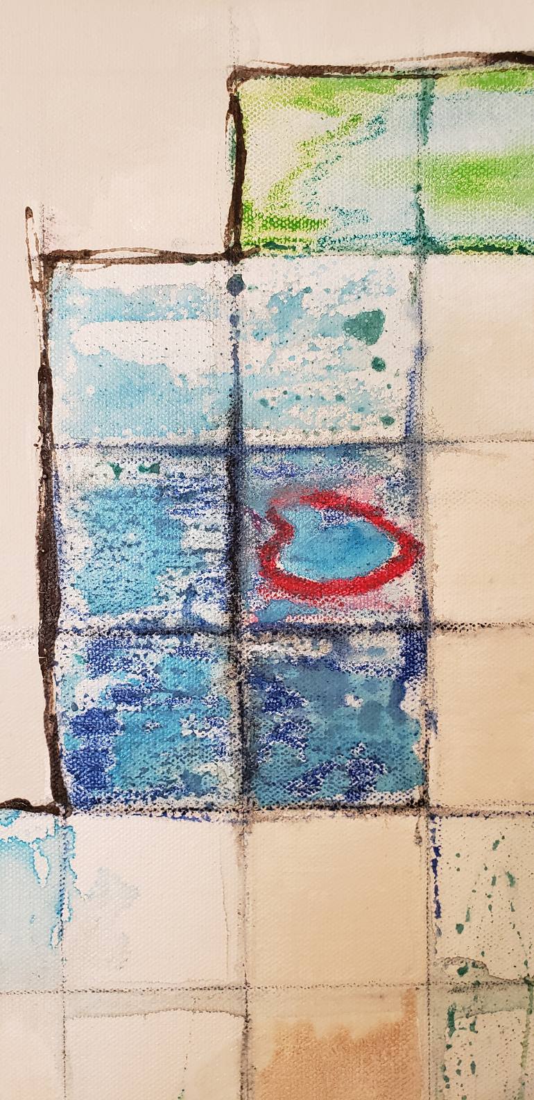 Original Abstract Expressionism Abstract Painting by Jenni Allen