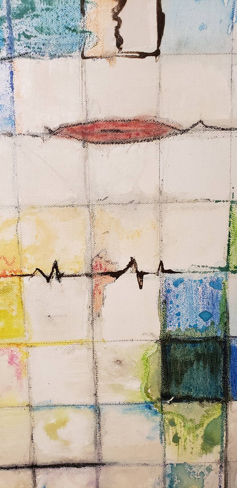 Original Abstract Expressionism Abstract Painting by Jenni Allen