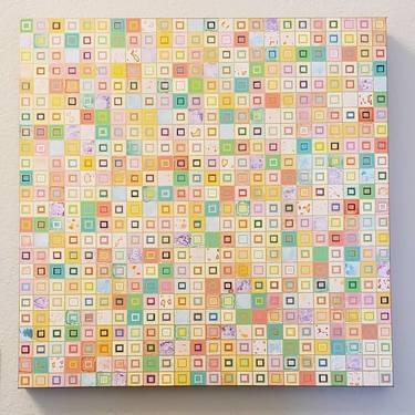 Original Abstract Geometric Paintings by Jenni Allen