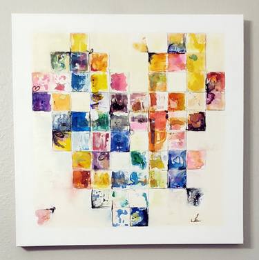 Original Cubism Abstract Paintings by Jenni Allen