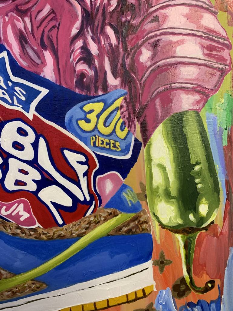 Original Surrealism Pop Culture/Celebrity Painting by Bill Seet