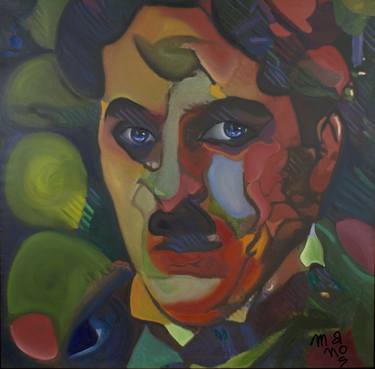 Original Expressionism Portrait Paintings by Manos I