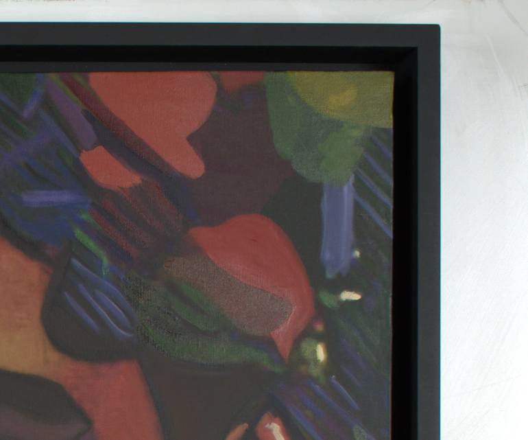 Original Expressionism People Painting by Manos I