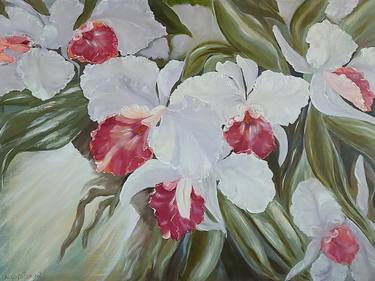 Print of Impressionism Floral Paintings by Nataliia Goloborodko