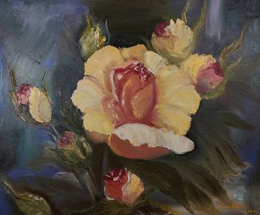 Print of Floral Paintings by Nataliia Goloborodko