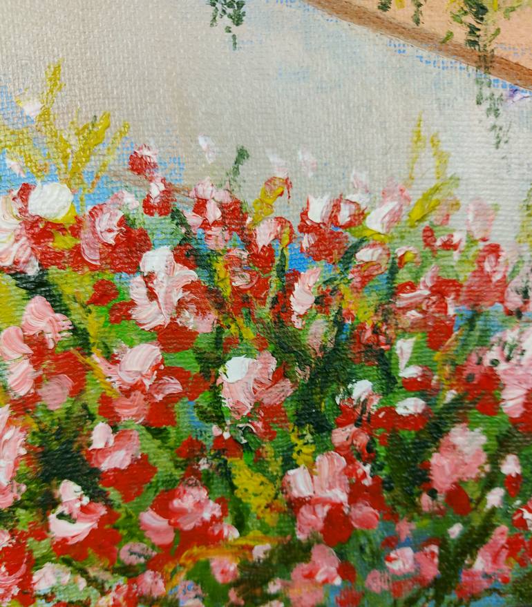 Original Abstract Seascape Painting by Nataliia Goloborodko