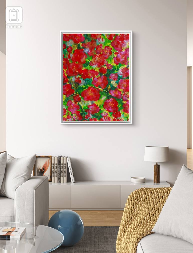 Original Abstract Expressionism Abstract Painting by Nataliia Goloborodko