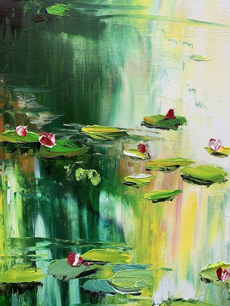 Original Abstract Nature Painting by Mari Petrunnik