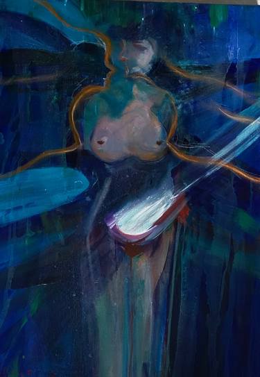 Original Figurative Fantasy Painting by Jose Herazo-Osorio