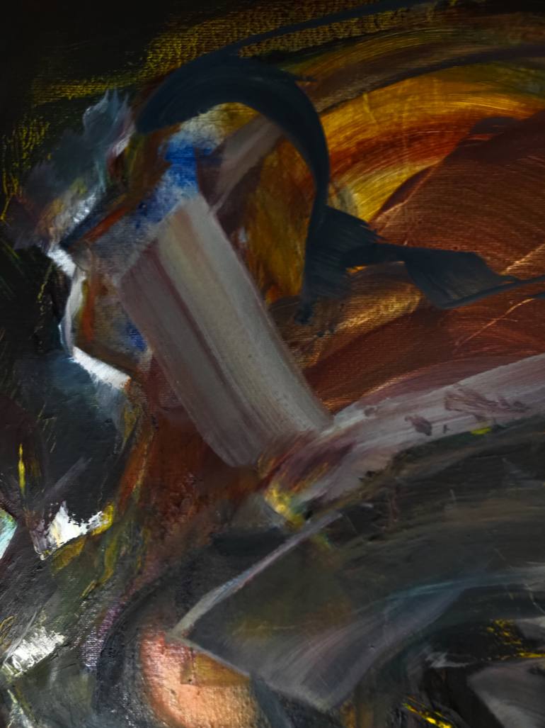 Original Figurative Classical Mythology Painting by Jose Herazo-Osorio
