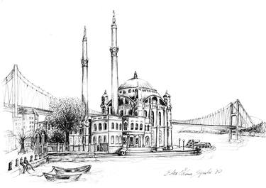 Original Places Drawings by Eda Ozlem Sipahioglu Diler