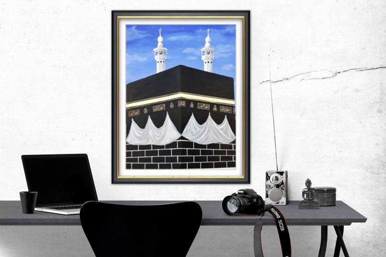 Original Documentary Architecture Painting by Yasir Azeemi