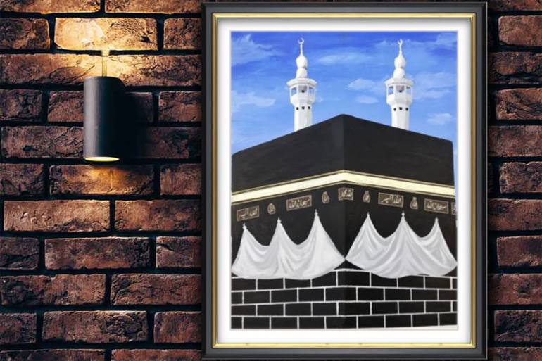 Original Documentary Architecture Painting by Yasir Azeemi