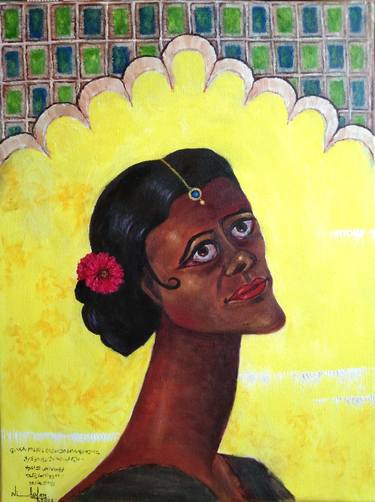 Original People Paintings by Nilofar Ansari