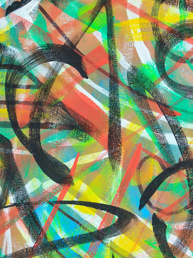Original Abstract Expressionism Abstract Painting by Laura Of Cambridge