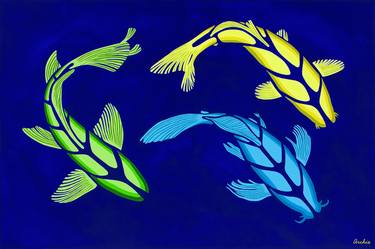 Original Fish Paintings by Artist Archie