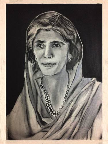 Print of Portrait Paintings by Ayesha khan