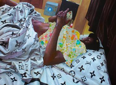 Original Women Mixed Media by Prosper Aluu