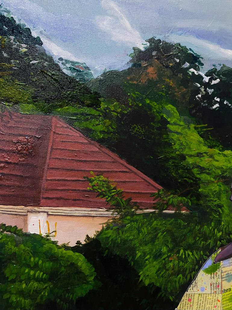 Original Figurative Rural Life Mixed Media by Prosper Aluu