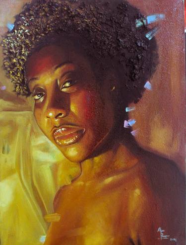 Original Portrait Paintings by Prosper Aluu