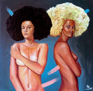 Original Conceptual Nude Paintings by Prosper Aluu