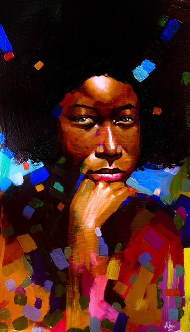 Original Portrait Paintings by Prosper Aluu