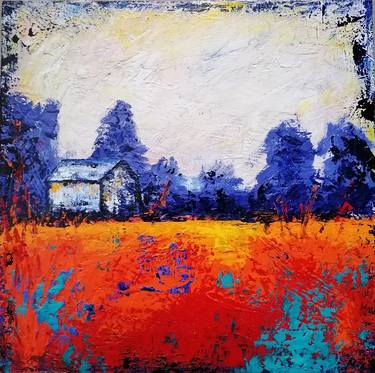 Print of Expressionism Landscape Paintings by Milena Panayotova