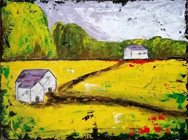 Original Expressionism Landscape Paintings by Milena Panayotova