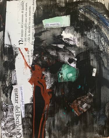 Original Abstract Collage by Anna Lukina