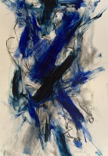 Original Abstract Expressionism Abstract Drawings by Anna Lukina