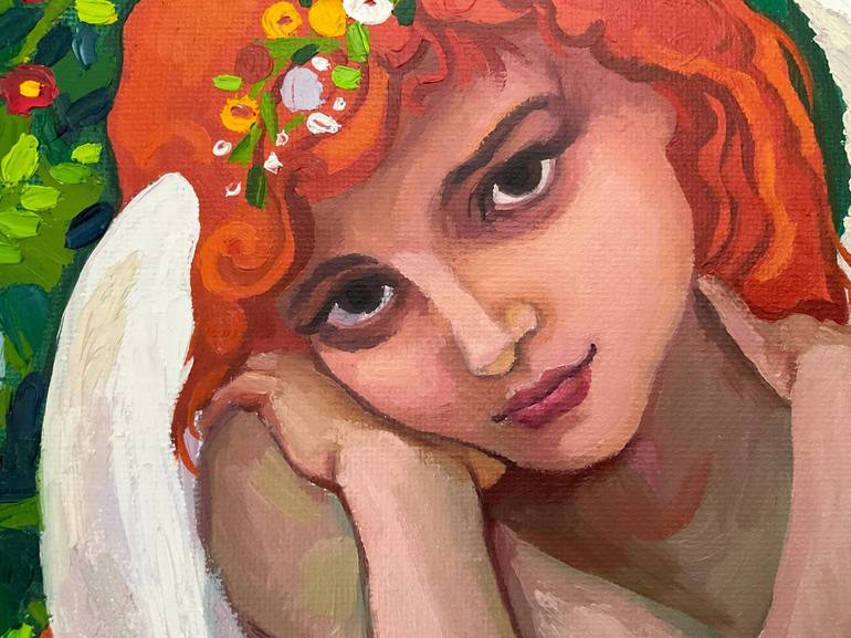 Original Romanticism Women Painting by Mariana Mykyta