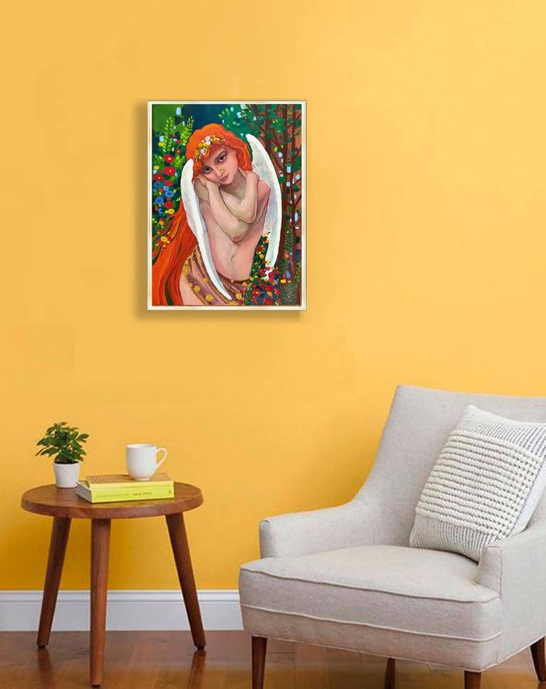 Original Romanticism Women Painting by Mariana Mykyta