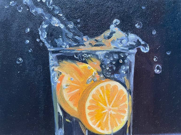 Original Art Deco Food & Drink Painting by Mariana Mykyta