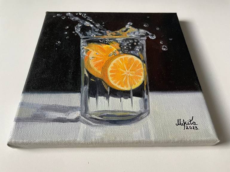 Original Art Deco Food & Drink Painting by Mariana Mykyta