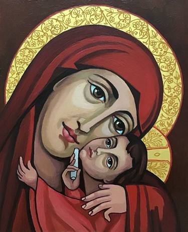 Print of Fine Art Religion Paintings by Mariana Mykyta