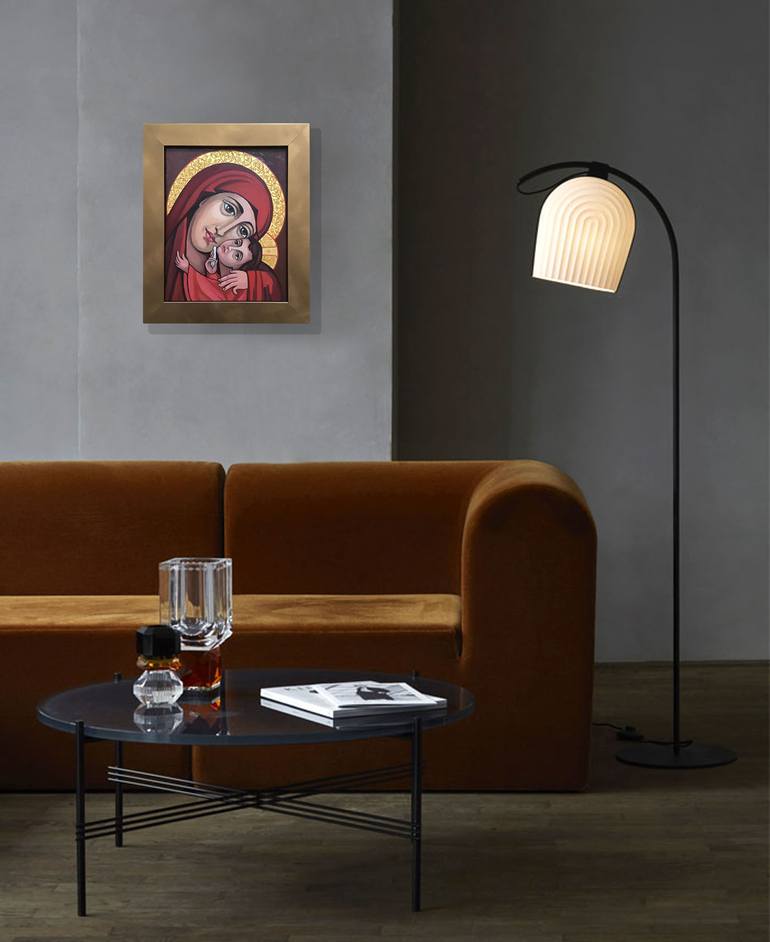 Original Fine Art Religion Painting by Mariana Mykyta