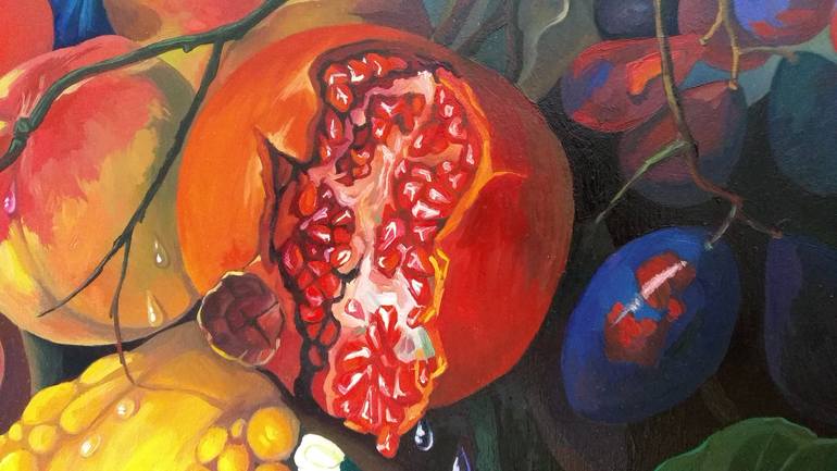 Original Fine Art Botanic Painting by Mariana Mykyta